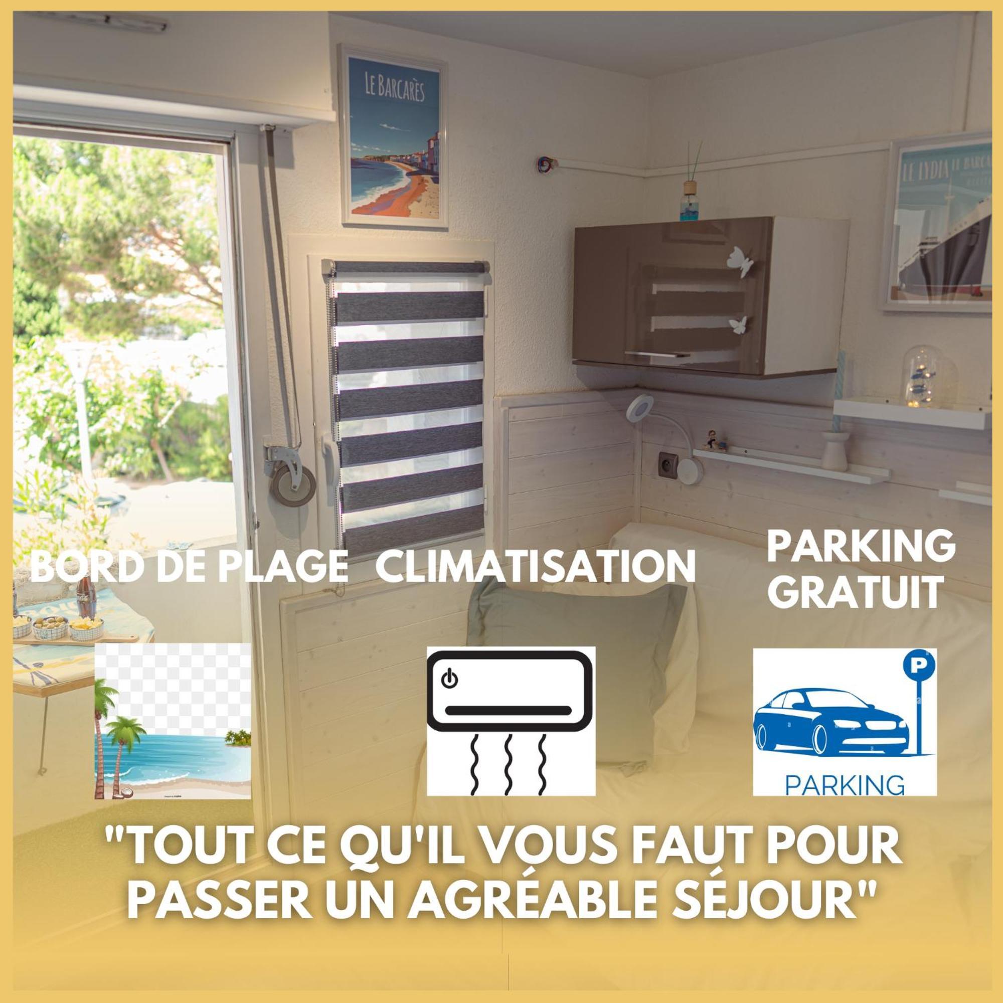 Agreable Studio Les Pieds Dans L'Eau Le Barcarès Kültér fotó