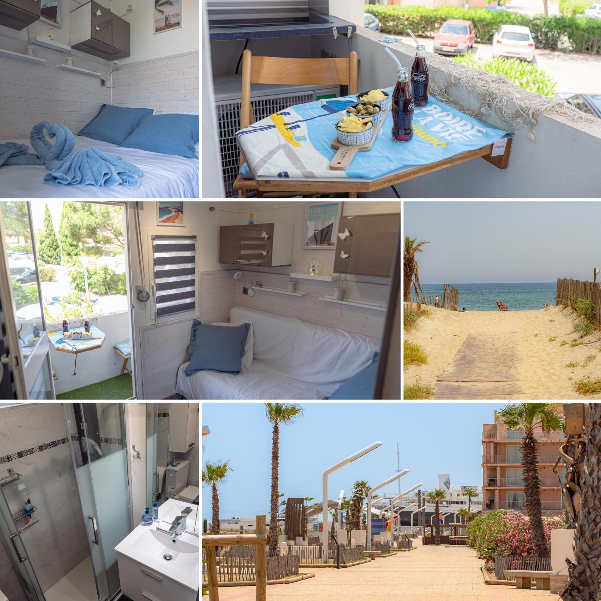 Agreable Studio Les Pieds Dans L'Eau Le Barcarès Kültér fotó